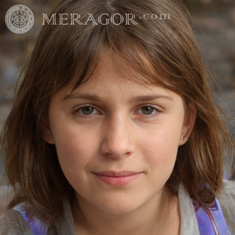Photo de la fille sur la photo de profil Lavaplace Visages de petites filles Européens Russes Petites filles