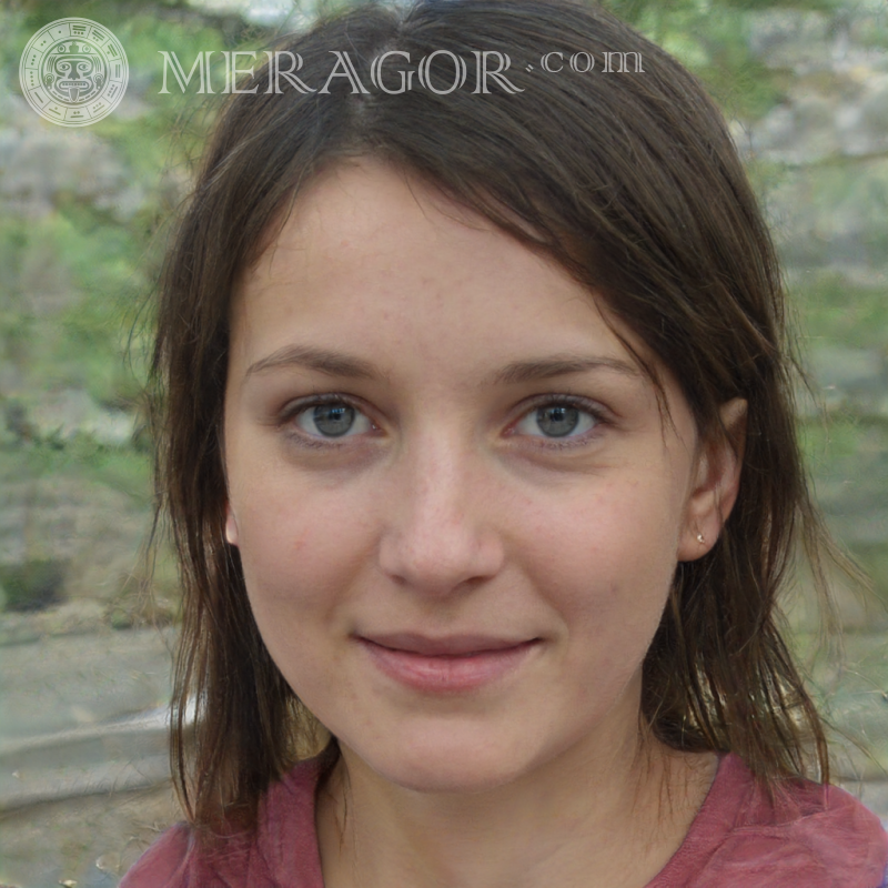 Foto da garota na foto do perfil Bamble Rostos de meninas Europeus Russos Meninas