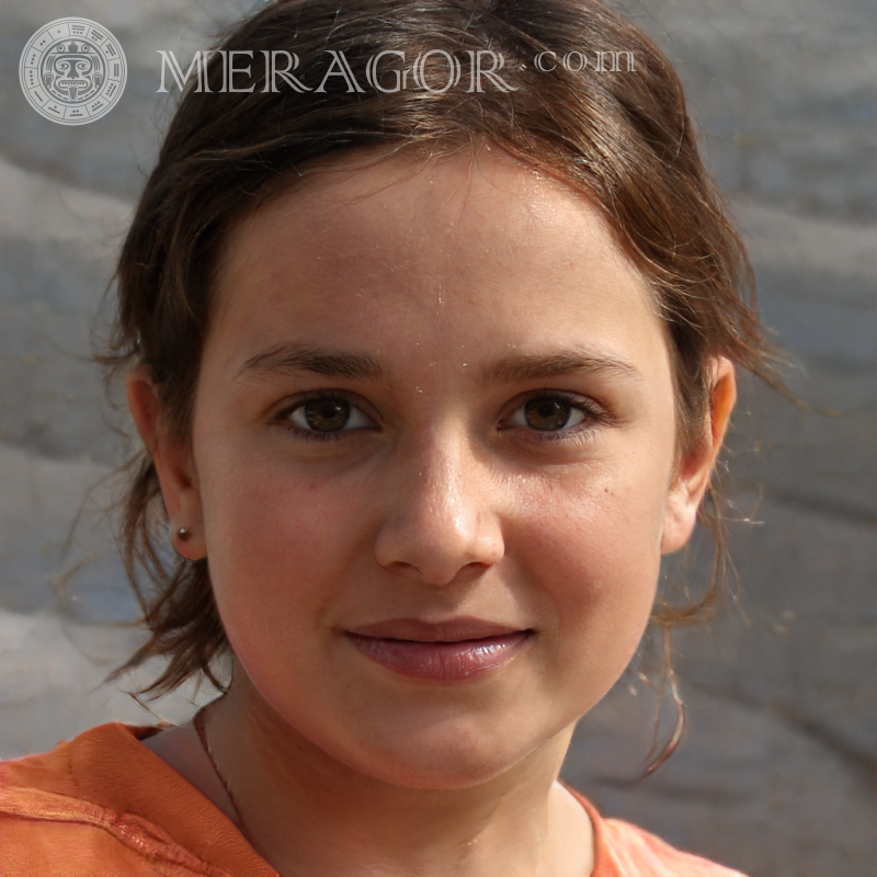 Photo of Buddhist girls Faces of small girls Europeans Russians Small girls