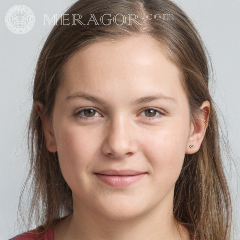 Nuevos avatares de chicas para Rostros de niñas pequeñas Europeos Rusos Niñas
