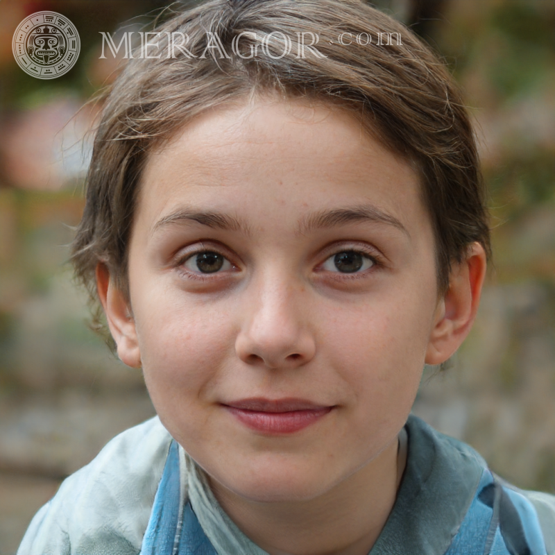 Avatare für Mädchen 128 x 128 Pixel Gesichter von kleinen Mädchen Europäer Russen Maedchen