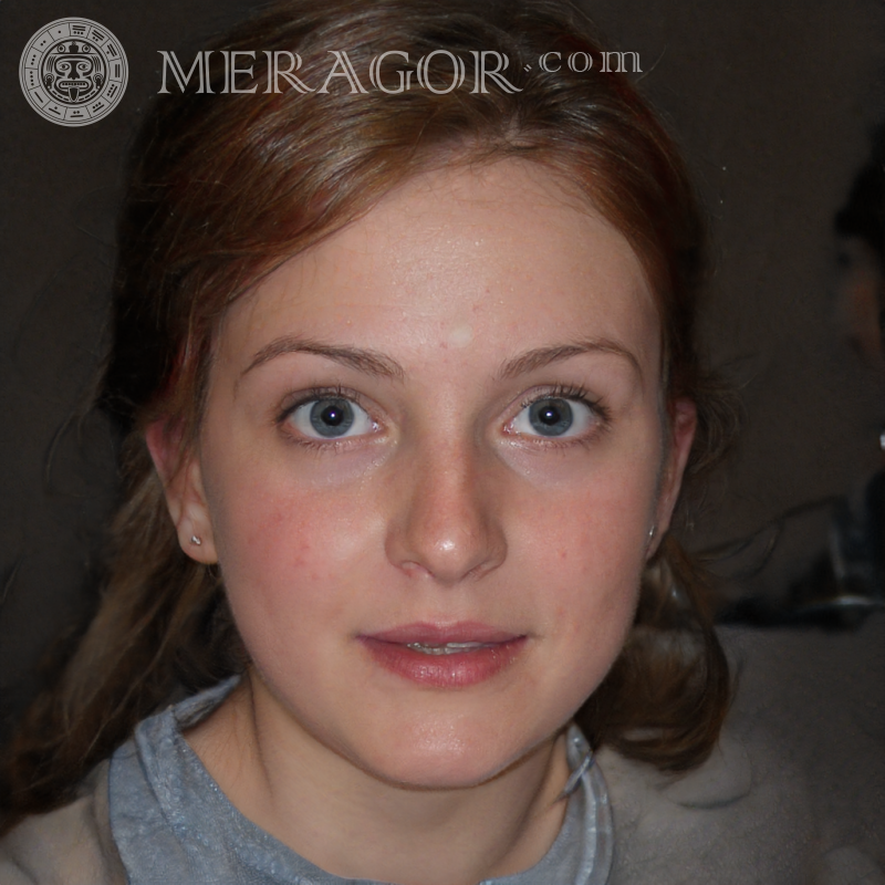 Das Gesicht des Mädchens auf dem Avatar für die Site Gesichter von kleinen Mädchen Europäer Russen Maedchen