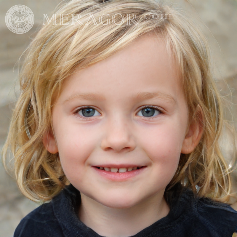 La cara de la niña en el avatar es una hermosa imagen. Rostros de niñas pequeñas Europeos Rusos Niñas