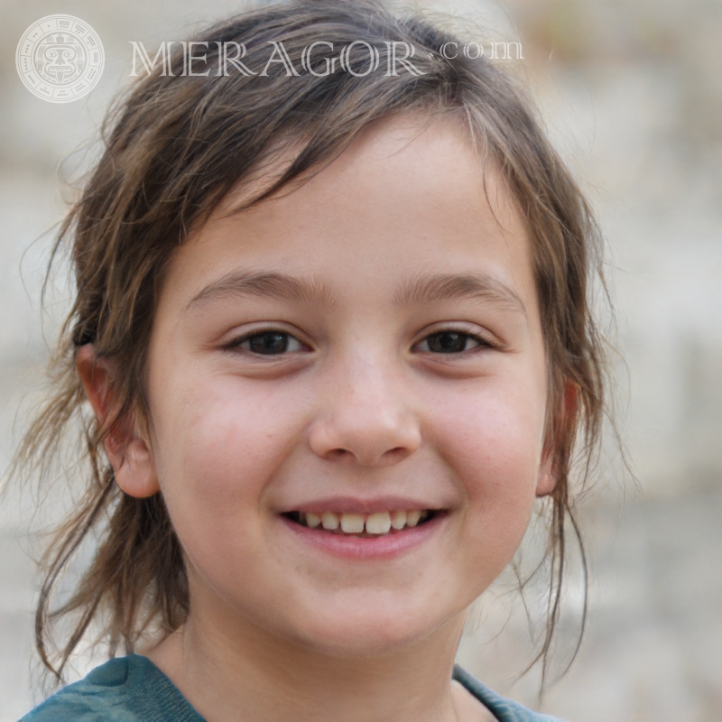 Foto des Mädchens auf dem Profilbild des besten Fotos Gesichter von kleinen Mädchen Europäer Russen Maedchen