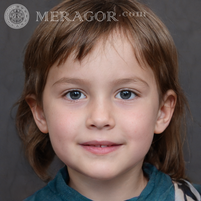 Cara de bebê Rostos de meninas Europeus Russos Meninas