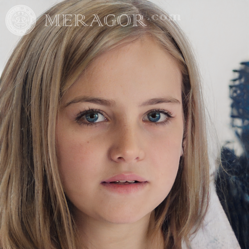 Retrato de uma garota baixar foto Rostos de meninas Europeus Russos Meninas