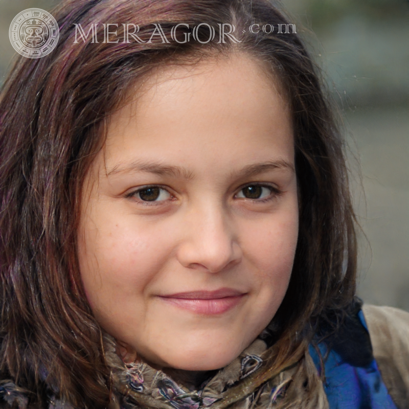 Retrato de menina no YouTube Rostos de meninas Europeus Russos Meninas