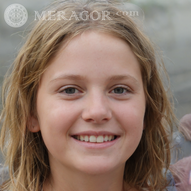 Baixe uma foto do rosto da garota para a página Rostos de meninas Europeus Russos Meninas