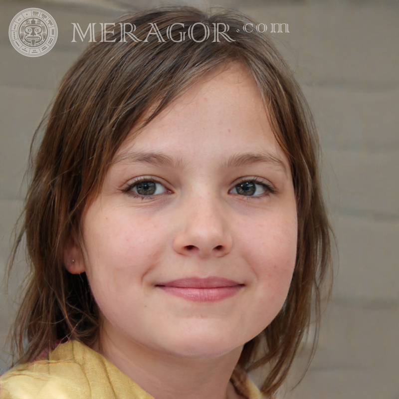 Bellos rostros de chicas para charlar Rostros de niñas pequeñas Europeos Rusos Niñas