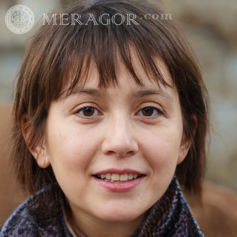 Photo de femmes ordinaires sur la photo de profil | 0 Visages de petites filles Européens Russes Petites filles