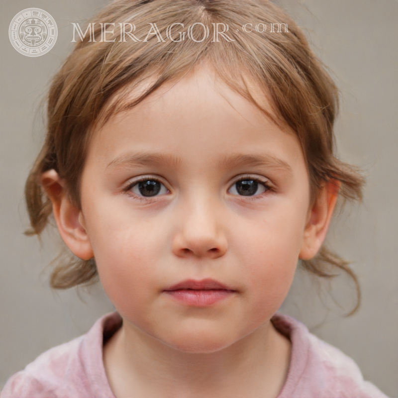 Cute girl face for registration | 0 Faces of small girls Europeans Russians Small girls