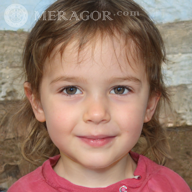 Девочка маленькая милая Лица девочек Европейцы Русские Девочки