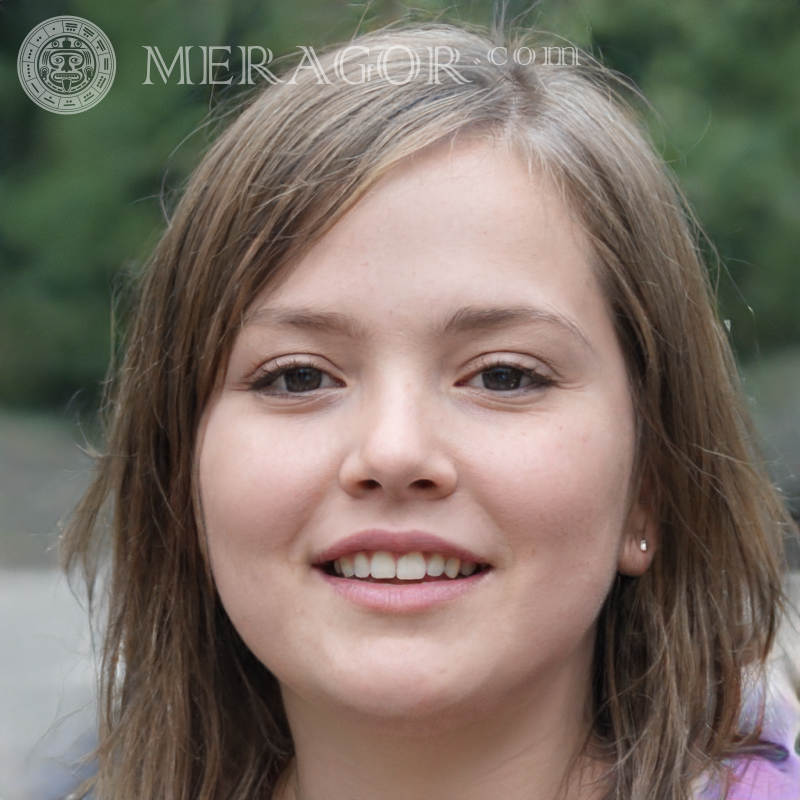 Foto de la chica en la descarga del avatar de Topface Rostros de niñas pequeñas Europeos Rusos Niñas