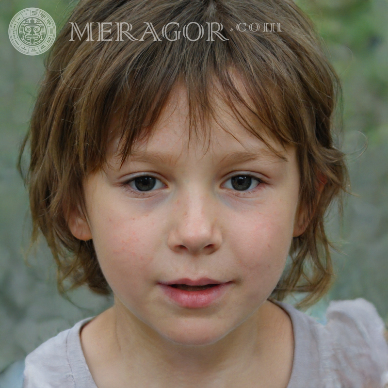 Foto eines kleinen Mädchens Choleriker | 0 Gesichter von kleinen Mädchen Europäer Russen Maedchen