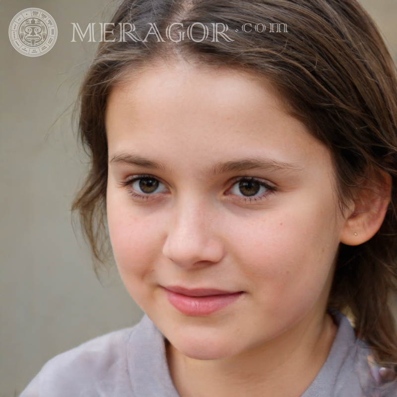 Photo of a brave girl | 6 Faces of small girls Europeans Russians Small girls