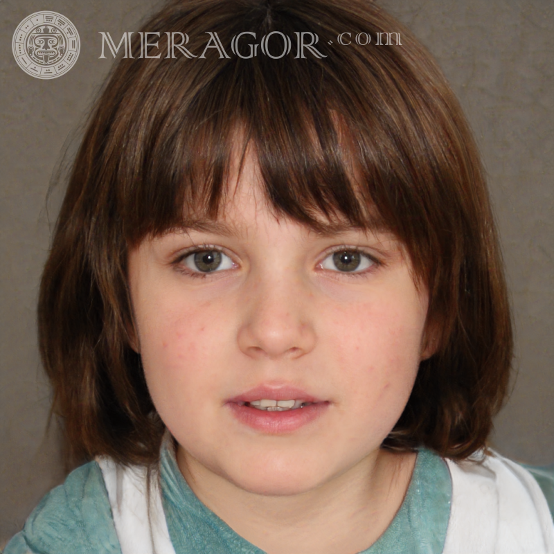 Foto de una niña insegura descargar Rostros de niñas pequeñas Europeos Rusos Niñas