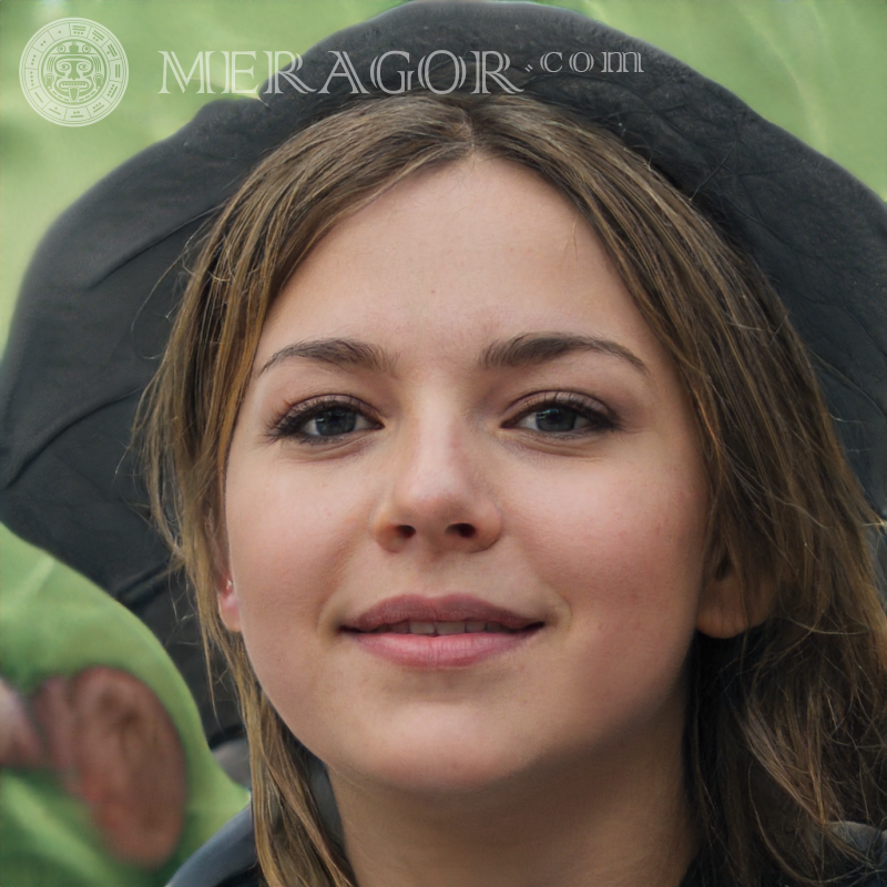 Foto von einem wundervollen Mädchen | 2 Gesichter von kleinen Mädchen Europäer Russen Maedchen