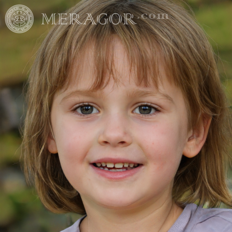 Photo of a stunning little girl Faces of small girls Europeans Russians Small girls