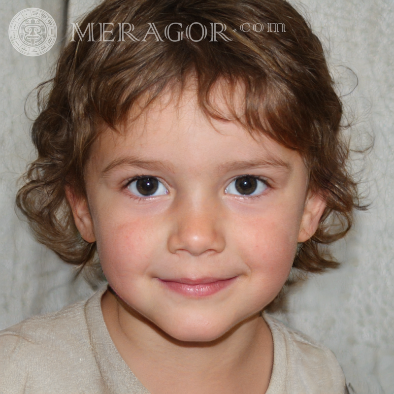 Photo of a little funny girl Faces of small girls Europeans Russians Small girls