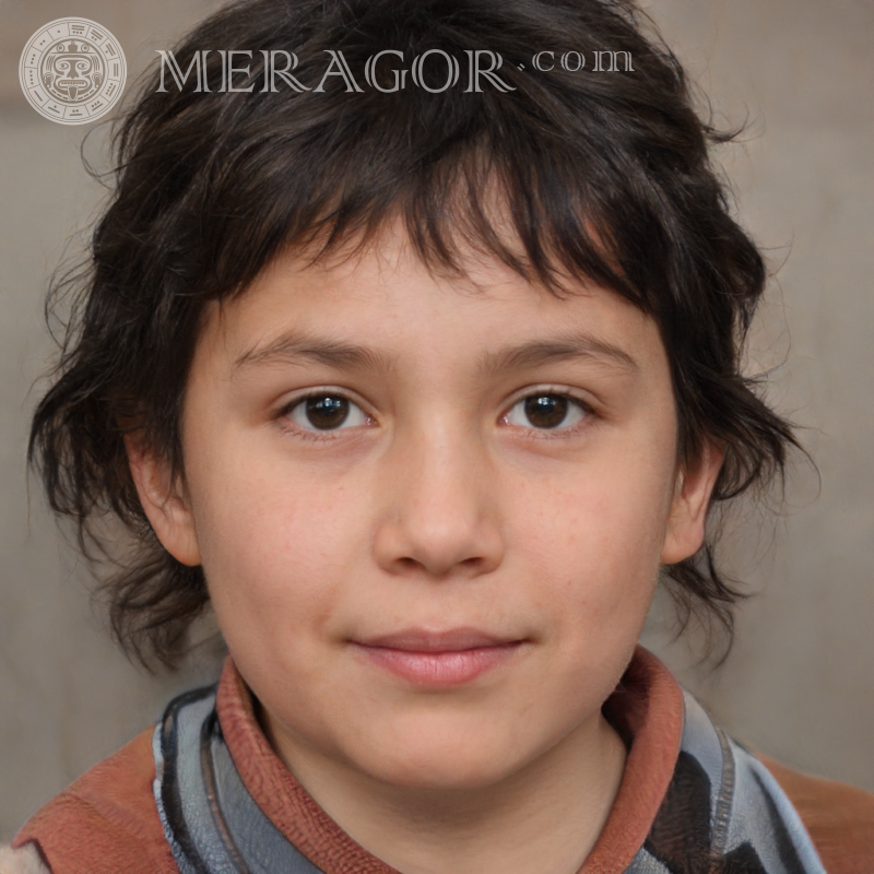 Foto eines afghanischen Mädchens Gesichter von kleinen Mädchen Europäer Russen Maedchen
