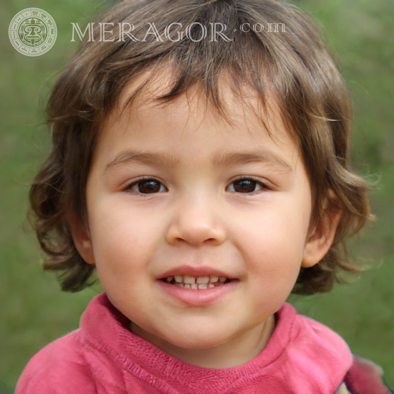 Photo de petite fille mexicaine Visages de petites filles Européens Russes Petites filles