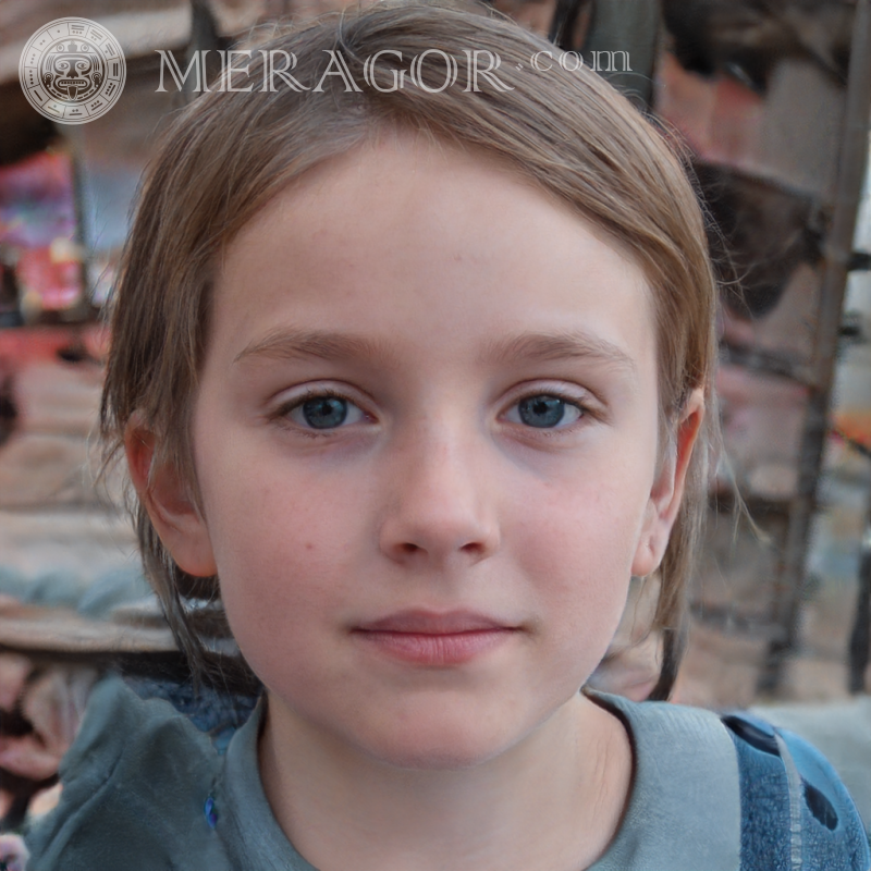 Retrato de uma menina altruísta | 0 Rostos de meninas Europeus Russos Meninas