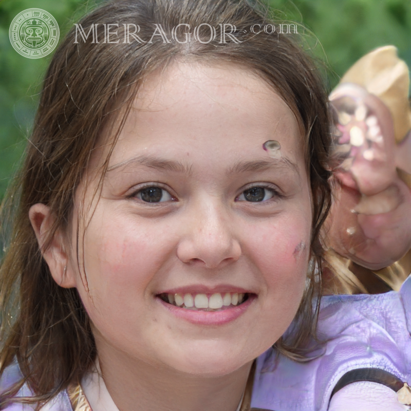 Portrait of an Indian girl | 0 Faces of small girls Europeans Russians Small girls