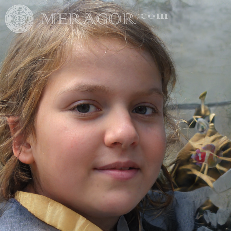 Chicas Selfie Rostros de niñas pequeñas Europeos Rusos Niñas