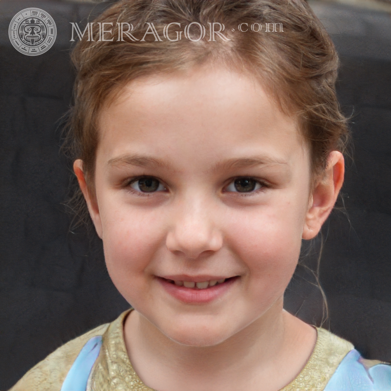 Retrato de una niña sofisticada | 0 Rostros de niñas pequeñas Europeos Rusos Niñas