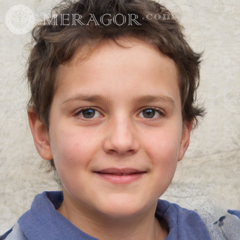 Baixe o rosto de um garoto fofo TikTok Rostos de meninos Europeus Russos Ucranianos