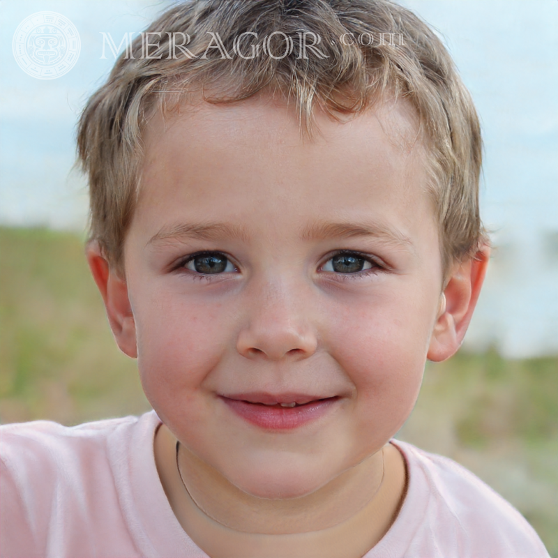 Descarga la cara de un chico lindo con cabello rubio LinkedIn Rostros de niños Europeos Rusos Ucranianos