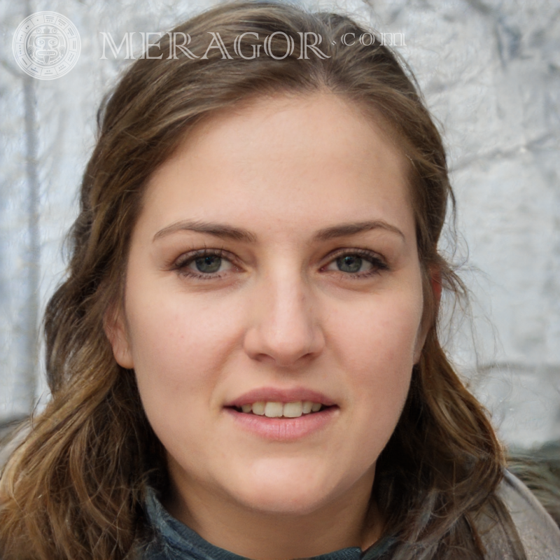 Gesicht des Shutterfly-Mädchens Gesichter von Mädchen Europäer Russen Mädchen