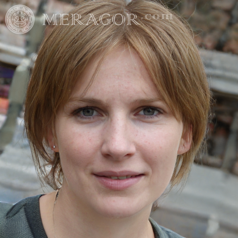 El rostro de una chica pelirroja | 0 Rostros de chicas Europeos Rusos Niñas adultas