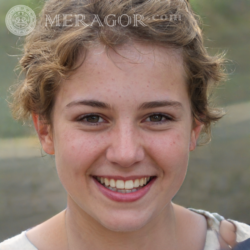 Foto de una niña de 18 años Rostros de chicas Europeos Rusos Niñas adultas