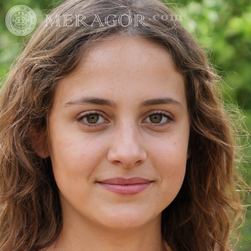 Foto de uma garota de 26 anos Rostos de meninas adultas Europeus Russos Meninas adultas