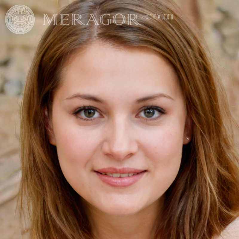 Foto de uma garota de 38 anos Rostos de meninas adultas Europeus Russos Meninas adultas