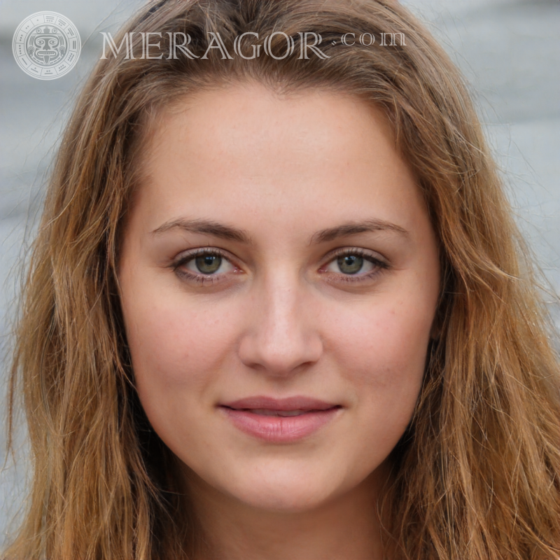 Foto chicas Ello Rostros de chicas Europeos Rusos Niñas adultas