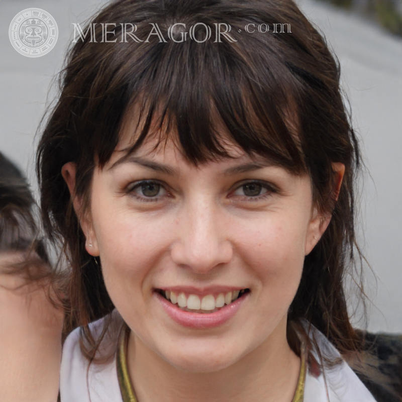Télécharger photo visage fille 100 x 100 pixels Visages de filles Européens Russes Les filles