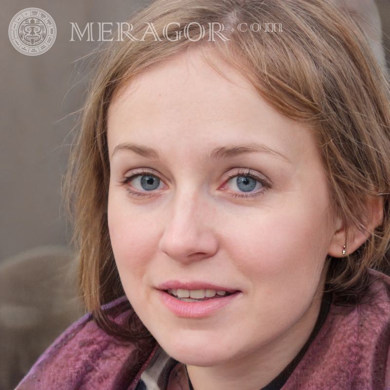 Foto eines Mädchens 190 x 190 Pixel Gesichter von Mädchen Europäer Russen Mädchen