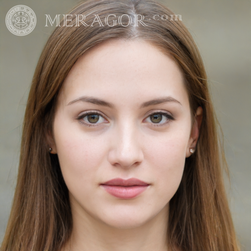 Schöne Avatare für junge Mädchen Gesichter von Mädchen Europäer Russen Mädchen