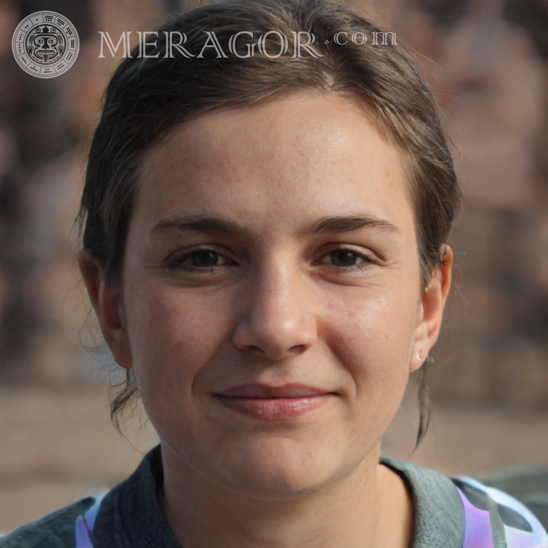 Erstelle einen Avatar für ein Mädchen und hilf bei der Registrierung Gesichter von Mädchen Europäer Russen Mädchen
