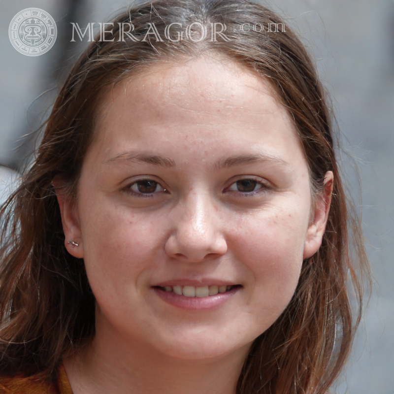 Foto eines 23-jährigen Mädchens für die Website Gesichter von Mädchen Europäer Russen Mädchen