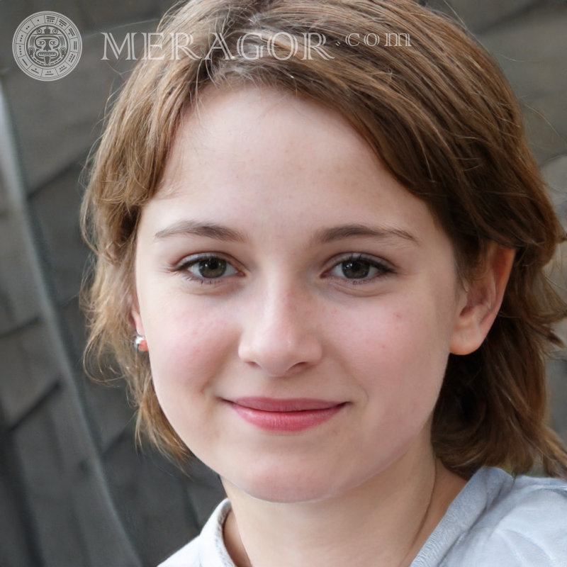 Foto niña 15 años nuevo Rostros de chicas Europeos Rusos Niñas adultas