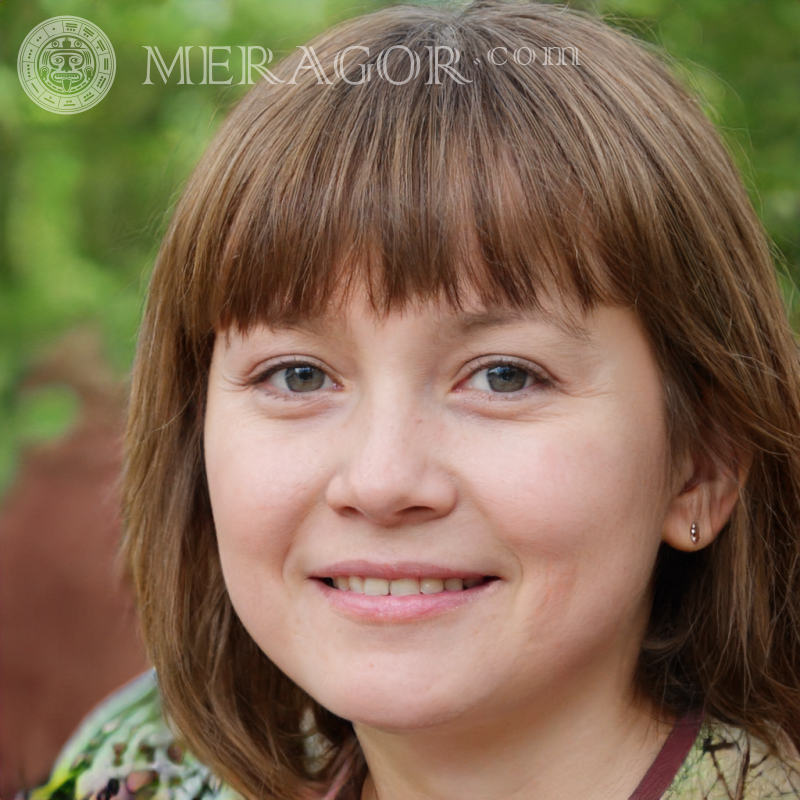 Schöne Avatare für einfache Mädchen Gesichter von Mädchen Europäer Russen Mädchen