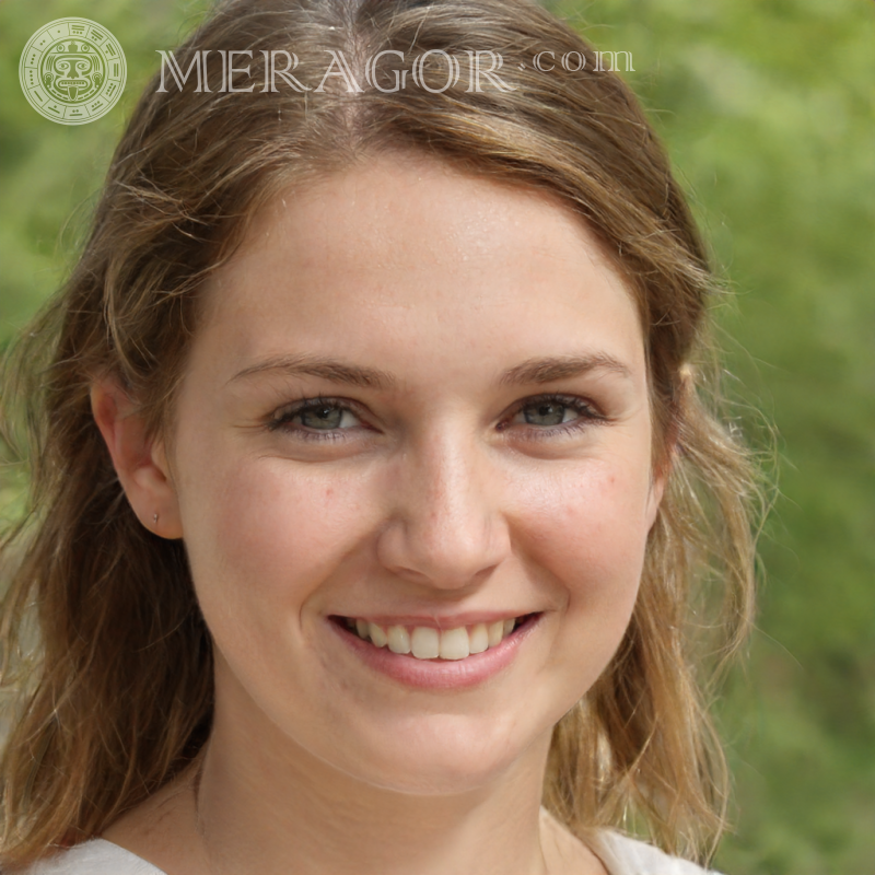 Schönes Gesicht eines Mädchens für die Registrierung | 0 Gesichter von Mädchen Europäer Russen Mädchen