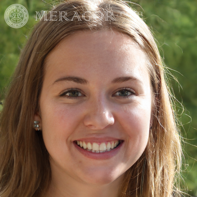 Photo of a satisfied girl 30 years old Faces of girls Europeans Girls Faces, portraits