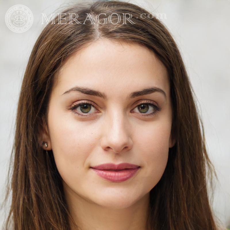 Foto de la niña en la foto de perfil sin registro. | 0 Rostros de chicas Europeos Rusos Niñas adultas