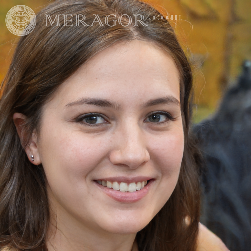 Foto da garota na foto do perfil Scipeople Rostos de meninas adultas Europeus Russos Meninas adultas