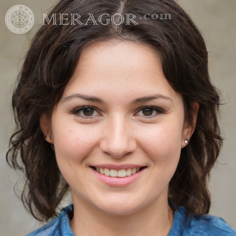 Foto des Mädchens auf dem Profilbild Internationals Gesichter von Mädchen Europäer Russen Mädchen