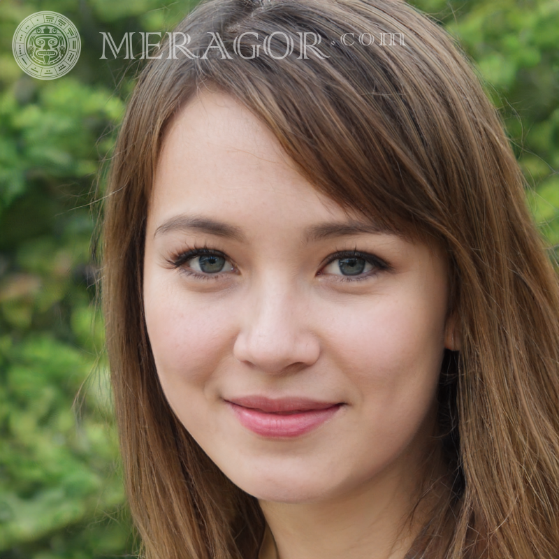 Visage une belle fille de 20 ans Visages de filles Européens Russes Les filles